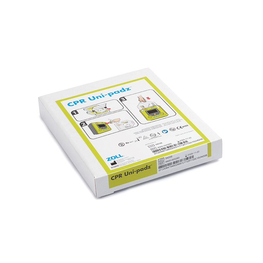 Zoll CPR Uni-Padz Universal Adult/Pediatric Electrodes 8900-000280-01 Zoll CPR Uni-Padz Universal Adult/Pediatric Electrodes 8900-000280-01
